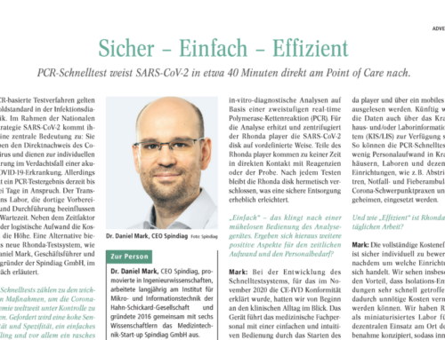 Sicher – Einfach – Effizient